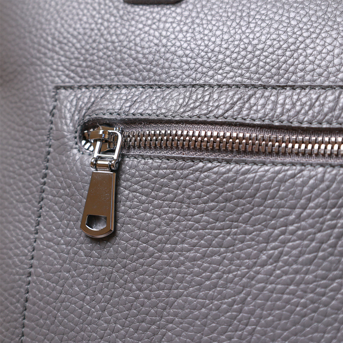 Leather Women's Shopper Bag SHVIGEL 16360 Grey Made in Ukraine Natural Leather
