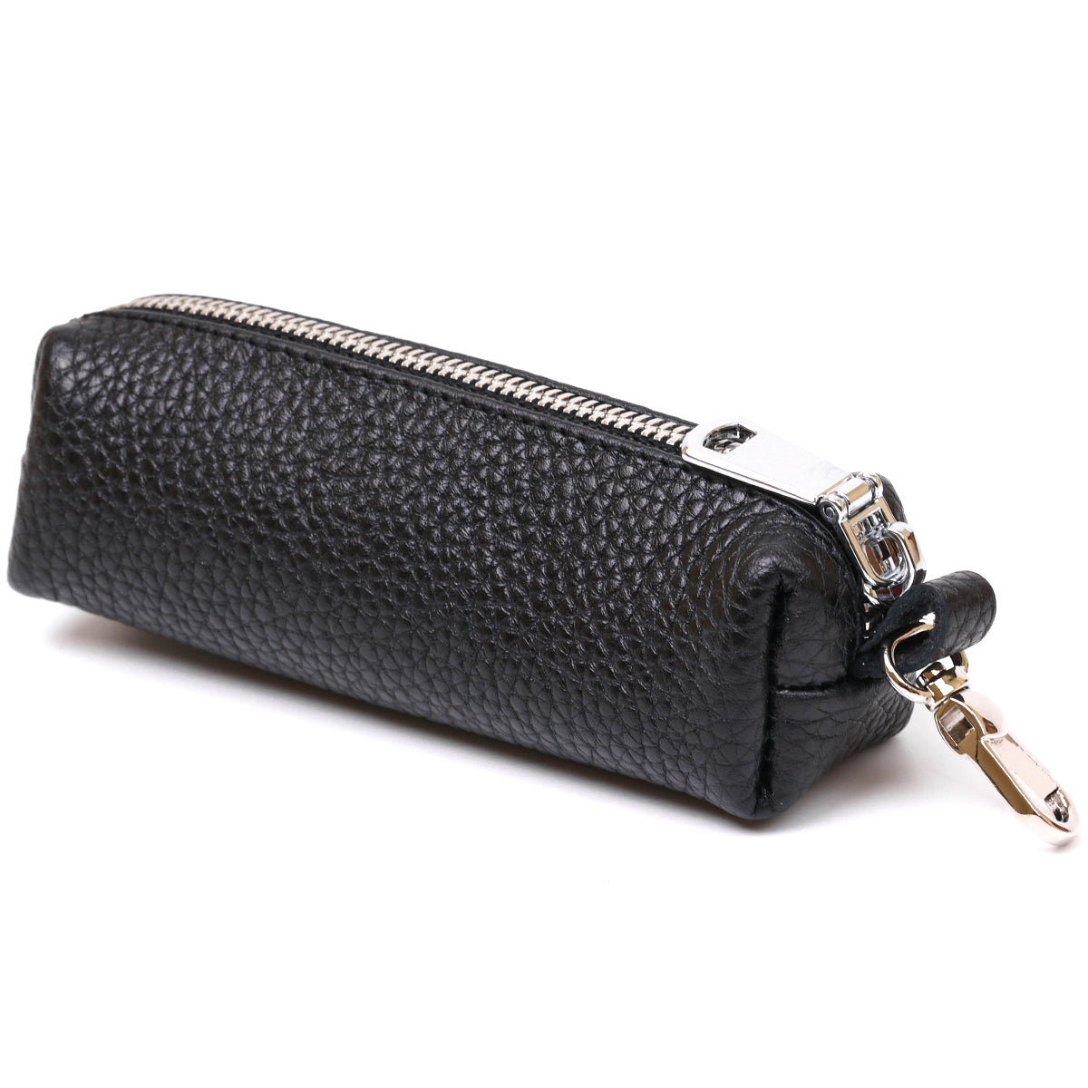 Unisex Leather Key Holder SHVIGEL 16536 Black Made from Natural Leather for Keys