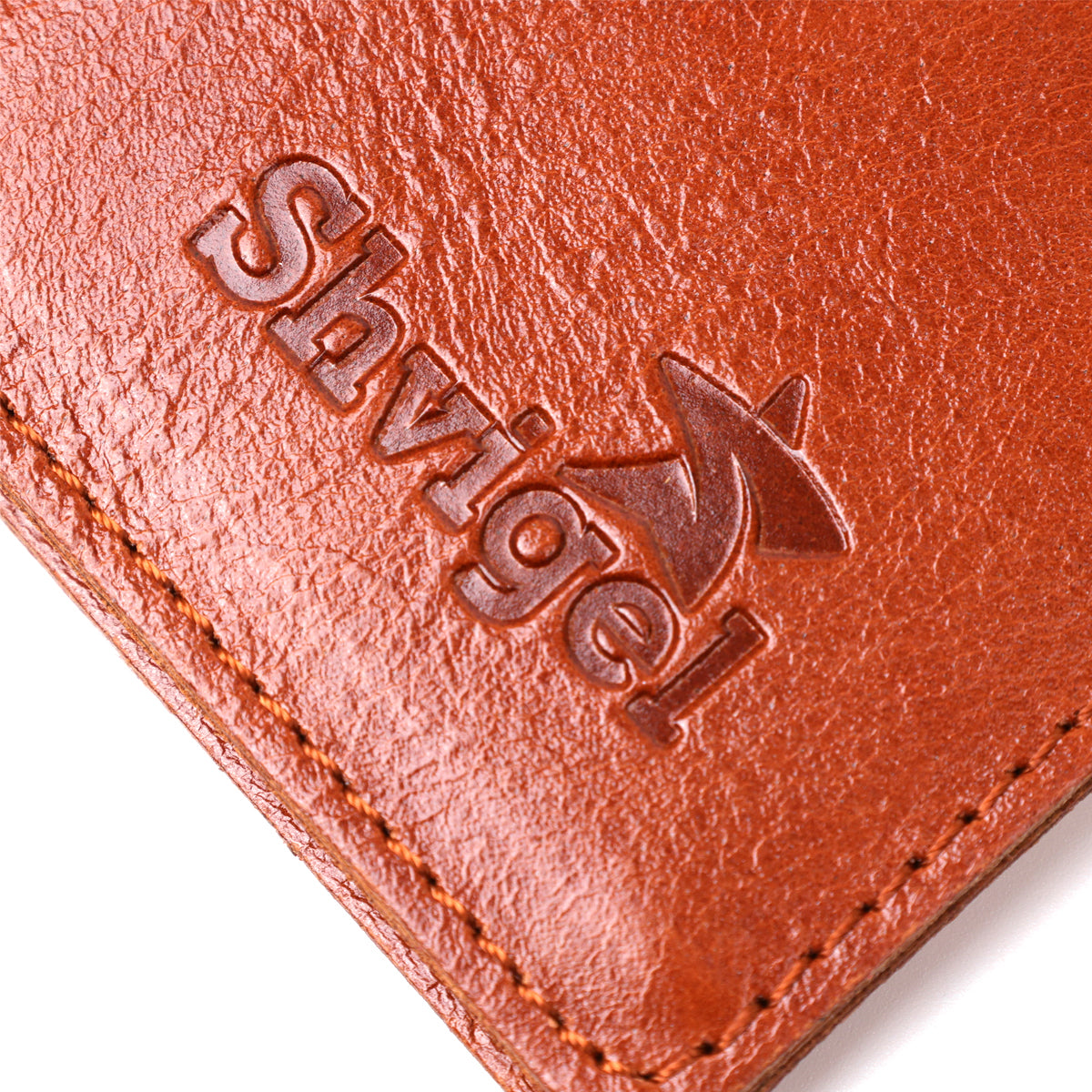 Leather Business Card Holder SHVIGEL 00115 Natural Leather for Business Cards, Ukraine