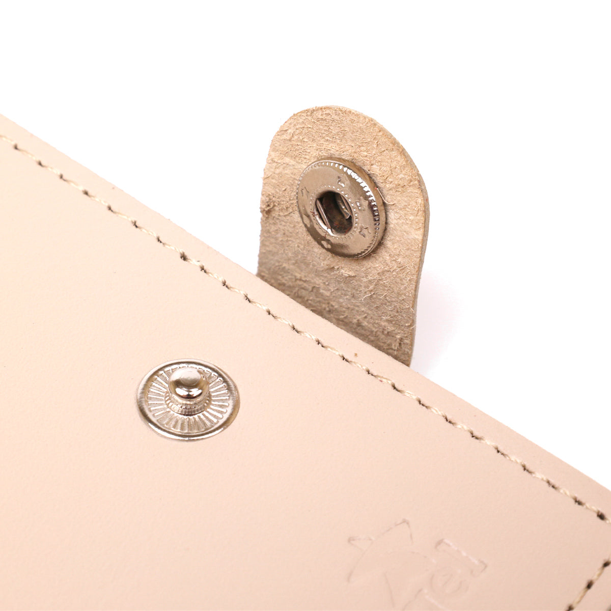 Classic Leather Wallet SHVIGEL 16510 Beige Made in Ukraine, Natural Leather Quality
