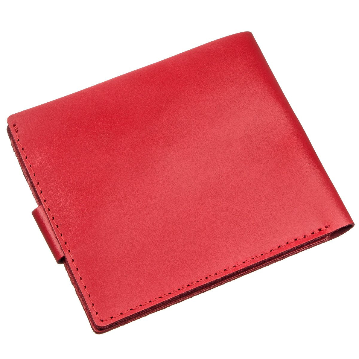 Women’s Leather Wallet with Coin Pocket SHVIGEL 16210 Red Made in Ukraine из натуральной кожи.