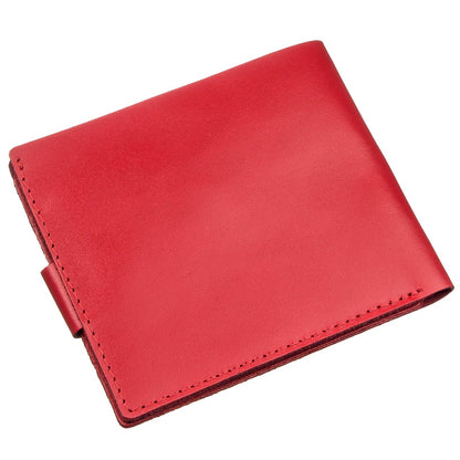 Women’s Leather Wallet with Coin Pocket SHVIGEL 16210 Red Made in Ukraine из натуральной кожи.