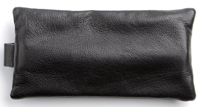 Spacious Leather Key Holder SHVIGEL 15203 Black Made in Ukraine with Natural Leather Material