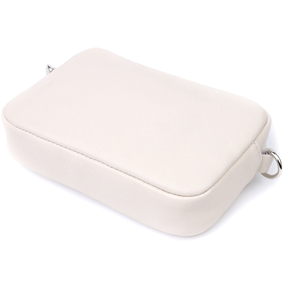 Classic Women's Crossbody Bag SHVIGEL 22839 Beige Natural Leather Design