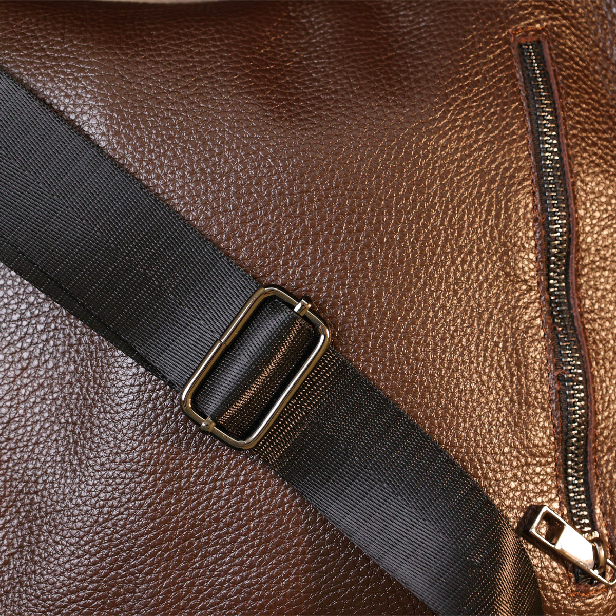 Leather Shoulder Bag SHVIGEL 11601 Brown Natural Leather Stylish Design