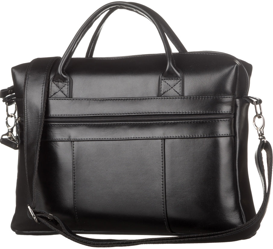 Men's Leather Bag SHVIGEL 15212 Black Natural Leather Stylish Design