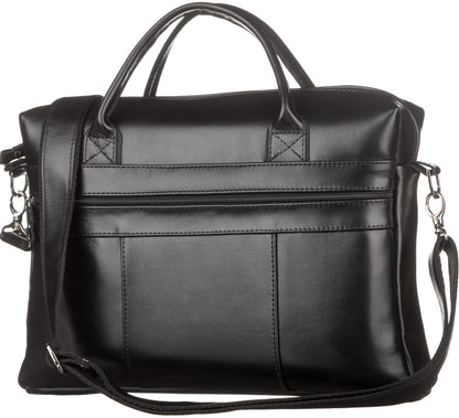 Men's Leather Bag SHVIGEL 15212 Black Natural Leather Stylish Design