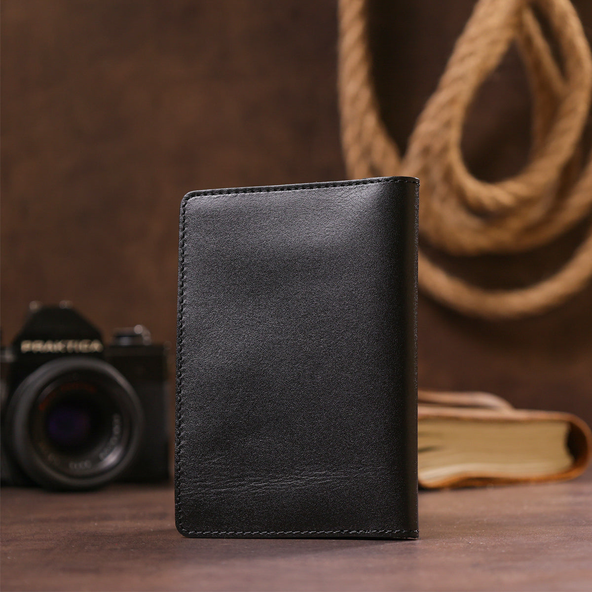 Genuine Leather Driver's Document Cover SHVIGEL 13924 Black – Ukrainian Quality