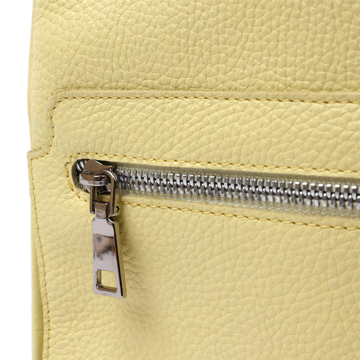 Original Women's Leather Backpack SHVIGEL 16307 Lemon Yellow - Genuine Leather, Stylish Design