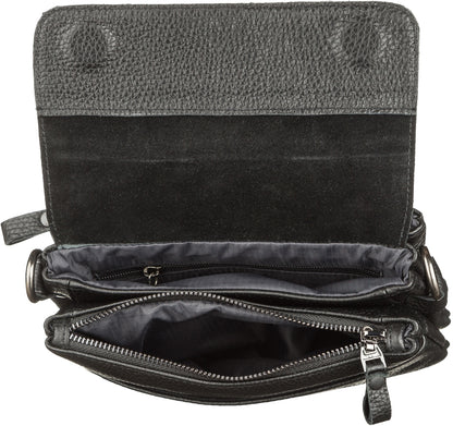 Men's Leather Bag SHVIGEL 11038 Black Natural Leather Made in Ukraine