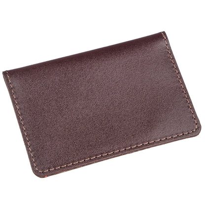 Leather Driver's License Cover SHVIGEL 13971 Brown Natural Leather Durable Design