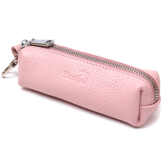 Stylish Women's Key Holder SHVIGEL 16538 Pink Genuine Leather for Keys