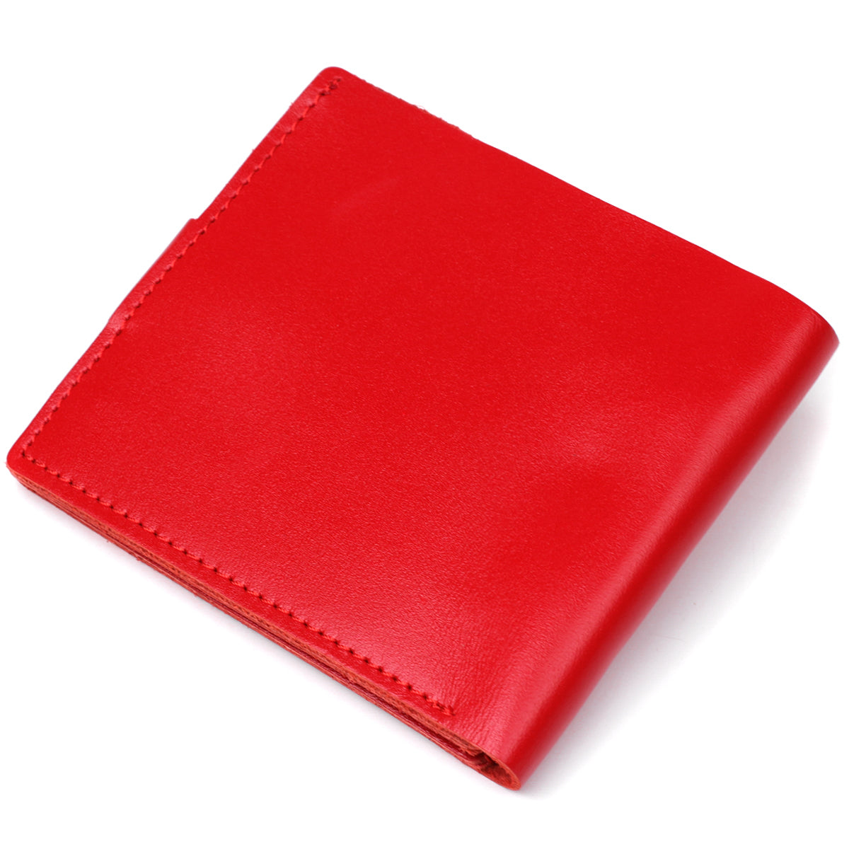 Leather Women's Wallet SHVIGEL 16215 Red | Made in Ukraine, Genuine Leather