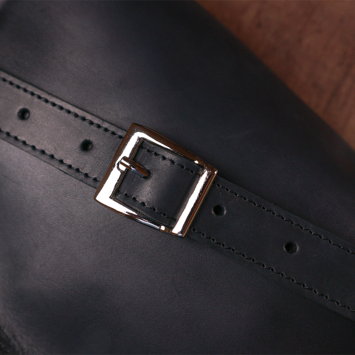 Vintage Women's Waist Bag SHVIGEL 16394 Black Genuine Leather Stylish Design