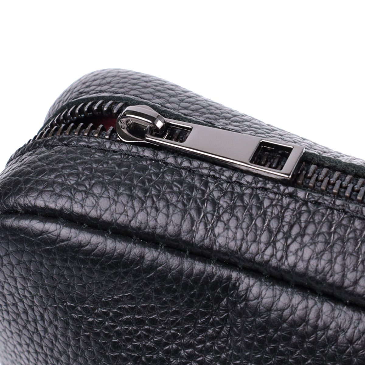 Classic Crossbody Bag Made of Grain Leather by SHVIGEL 22842 - Black Color, Premium Quality