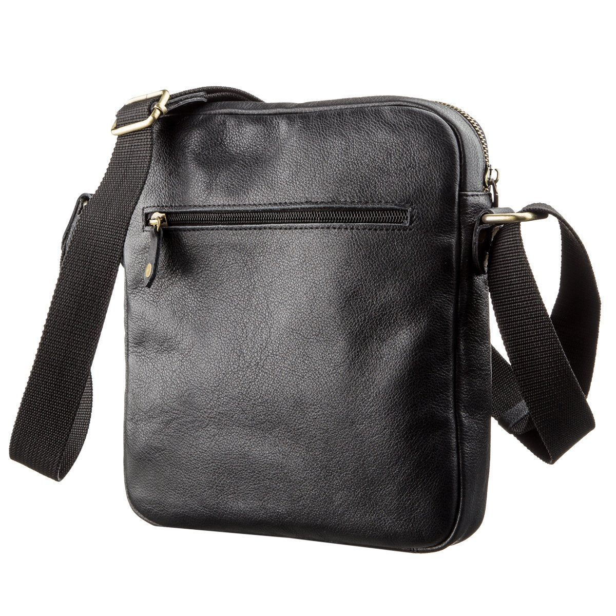 Men's Leather Bag SHVIGEL 19111 Black Genuine Leather Durable Design