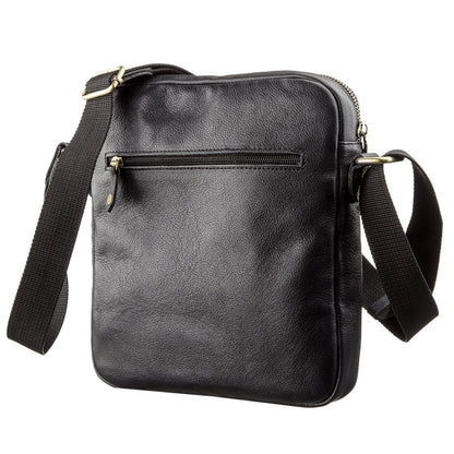 Men's Leather Bag SHVIGEL 19111 Black Genuine Leather Durable Design