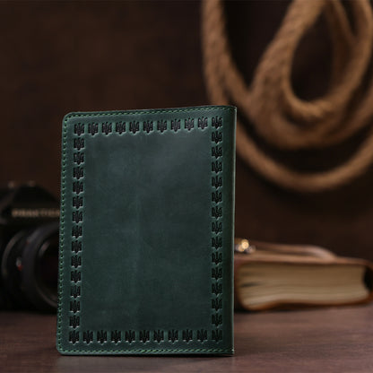 Genuine Leather Passport Cover SHVIGEL 16134 - High-Quality Ukrainian Design