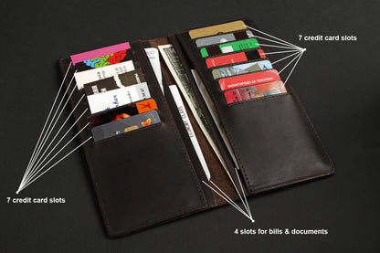 Leather Wallet SHVIGEL 13789 Brown | Genuine Leather | Made in Ukraine