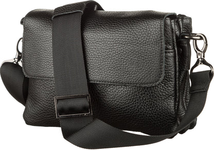 Men's Leather Bag SHVIGEL 11038 Black Natural Leather Made in Ukraine