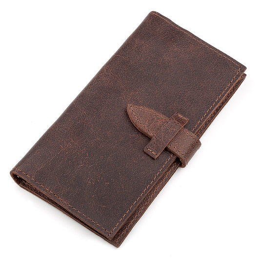 Leather Wallet SHVIGEL 13933 Brown Premium Quality Genuine Leather Crafted in Ukraine