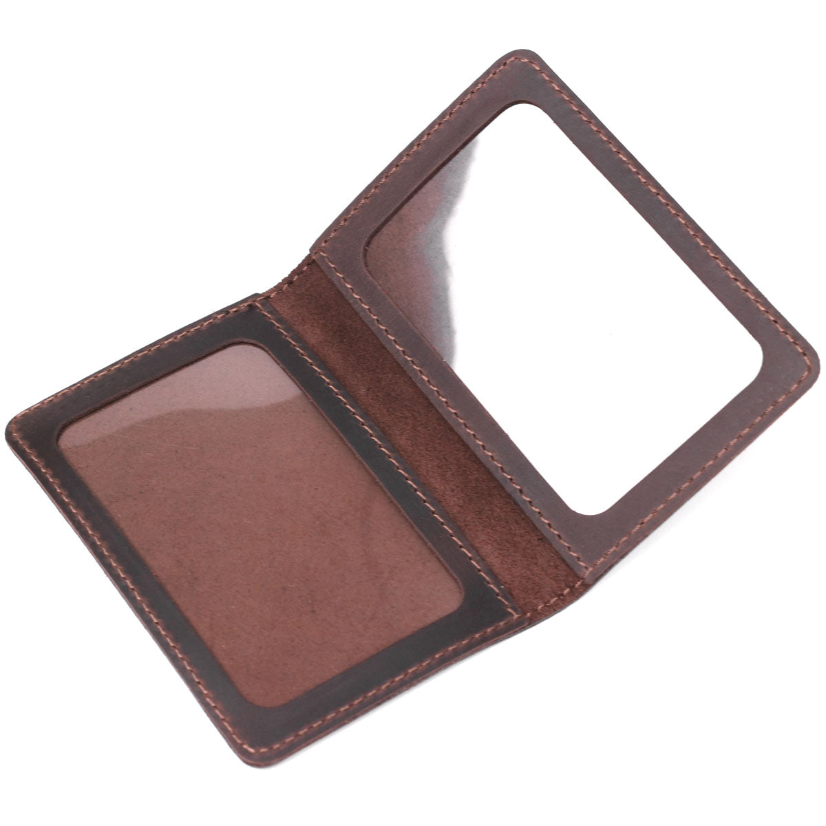 Driver's License Holder SHVIGEL 13925 Genuine Leather Brown Made in Ukraine