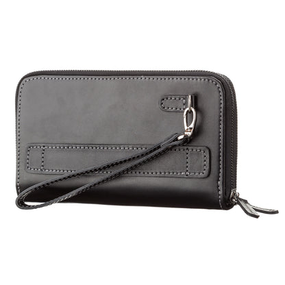 Men's Leather Clutch SHVIGEL 11082 Black Crafted from Natural Leather - Ukraine Made