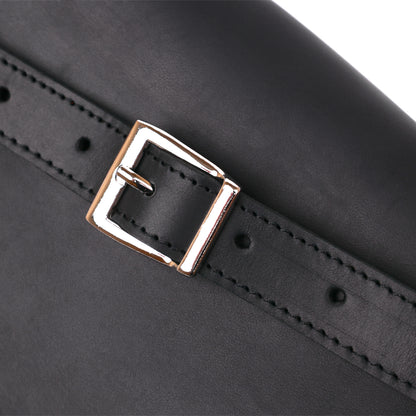 Vintage Women's Waist Bag SHVIGEL 16394 Black Genuine Leather Stylish Design