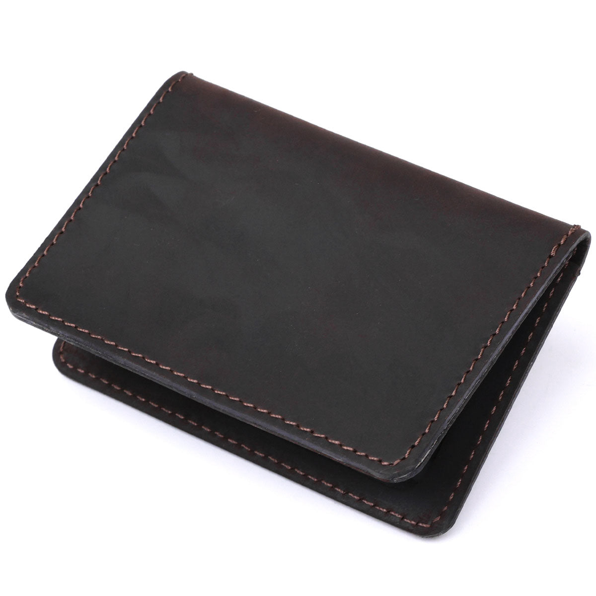Leather Driver's License Holder SHVIGEL 13962 Brown Genuine Leather Made in Ukraine