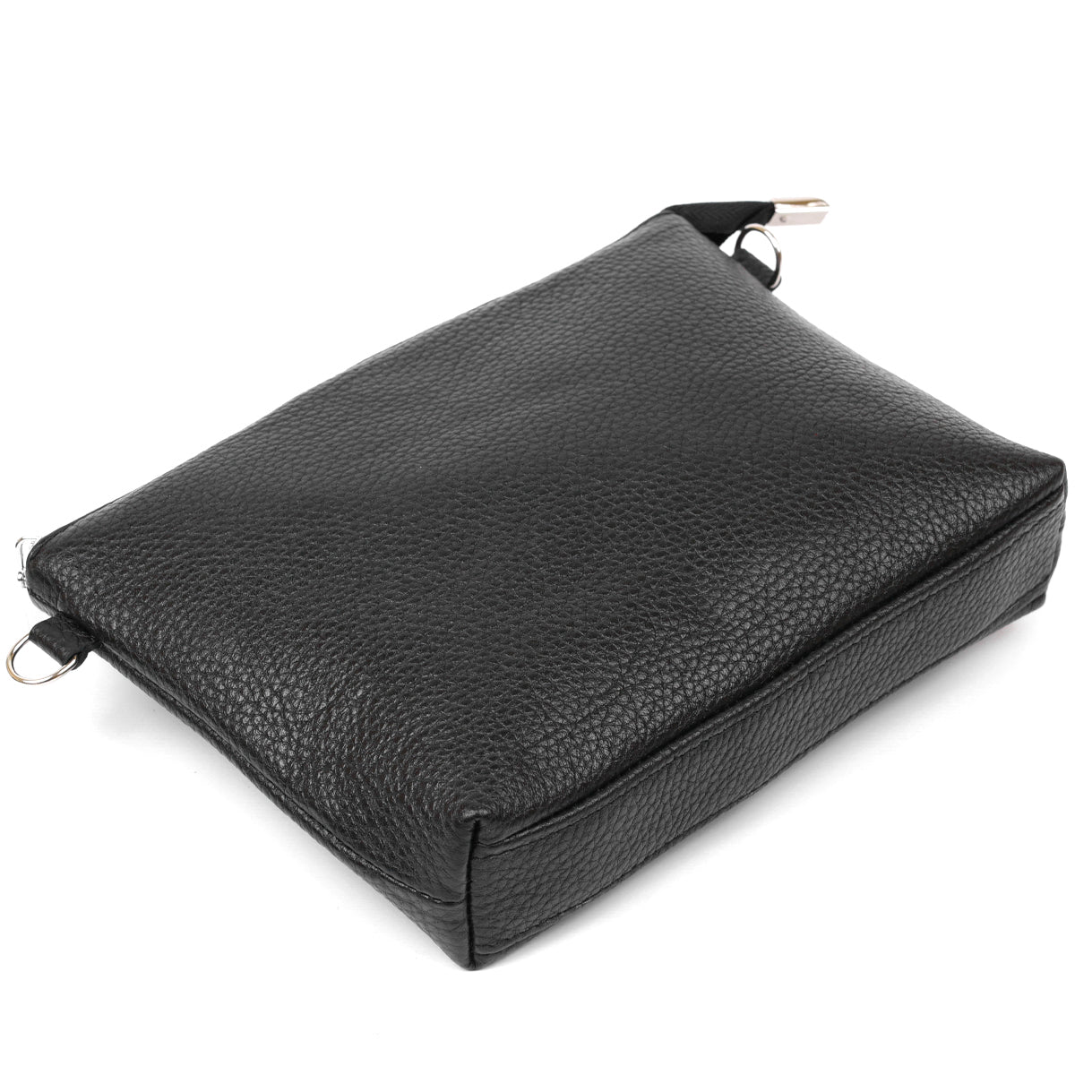 Women's Crossbody Bag SHVIGEL 16341 Black Leather - Stylish Natural Skin Design