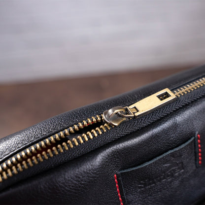 Men's Leather Bag SHVIGEL 19111 Black Genuine Leather Durable Design