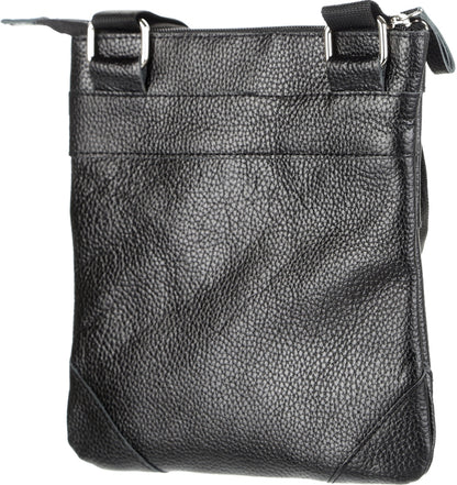 Leather Handbag SHVIGEL 11025 Black Genuine Leather from Ukraine, Stylish Design