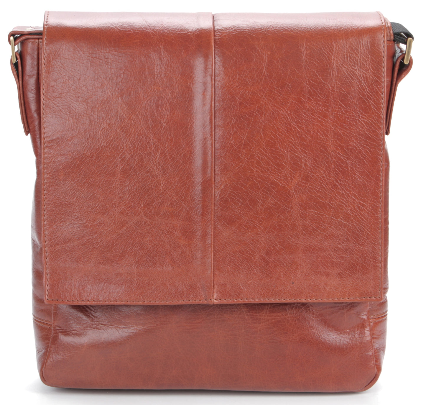 Leather Bag SHVIGEL 00877 Brown Genuine Leather Made in Ukraine