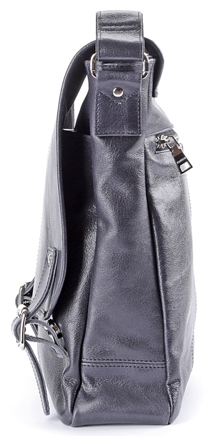 SHVIGEL Leather Bag 00919 Black - Premium Quality Genuine Leather from Ukraine