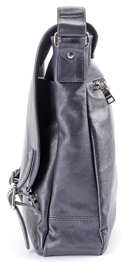 SHVIGEL Leather Bag 00919 Black - Premium Quality Genuine Leather from Ukraine