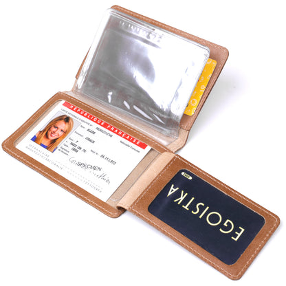 Reliable SHVIGEL Leather Car Document Holder 16071 Natural Leather Ukraine