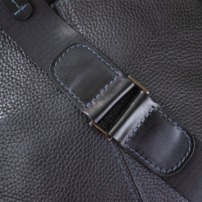 Men's Leather Bag SHVIGEL 11102 Black Genuine Leather Made in Ukraine