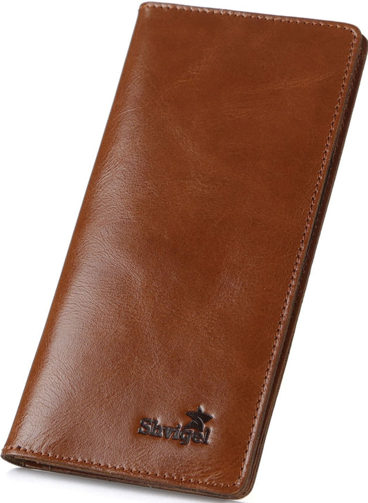 Brown Leather Wallet SHVIGEL 13791 | Premium Quality Ukrainian Handmade Accessory