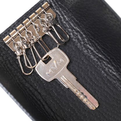 Modern Leather Key Holder SHVIGEL 16531 Green Natural Leather for Keys