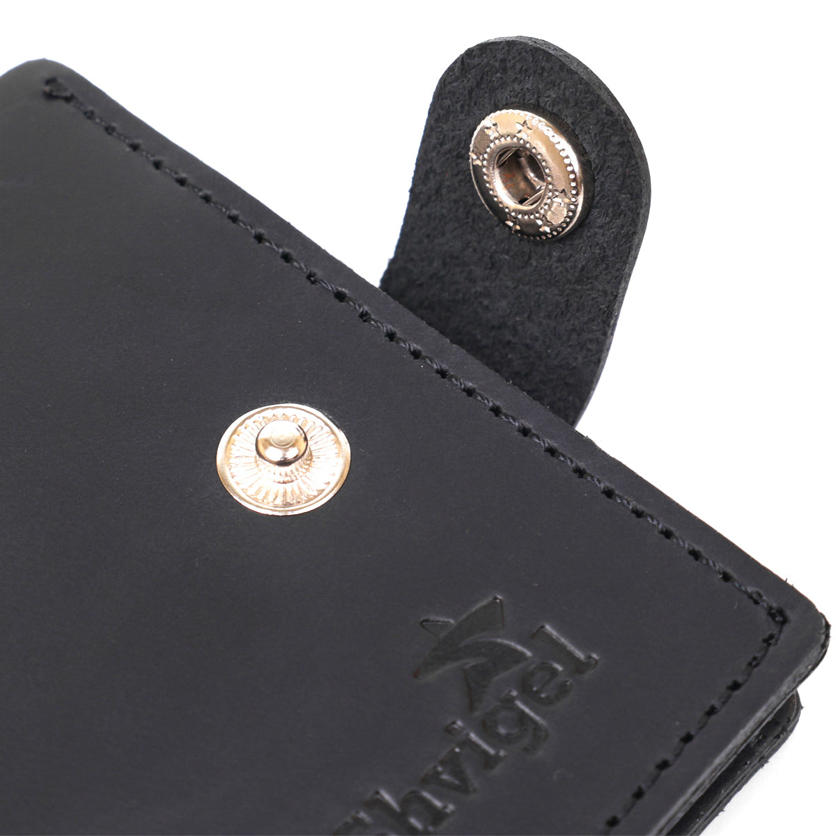 Men's Vintage Matte Wallet SHVIGEL 16453 Black 100% Genuine Leather Craftsmanship