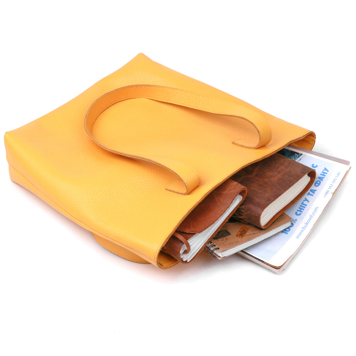 Stylish Women's Bag SHVIGEL 16358 Yellow | Genuine Leather from Ukraine