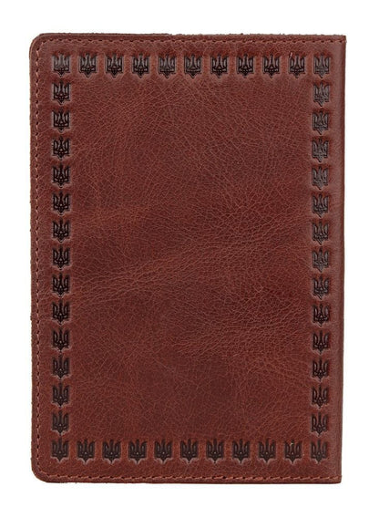 Reliable SHVIGEL Leather Passport Cover 16133 Made in Ukraine Natural Leather