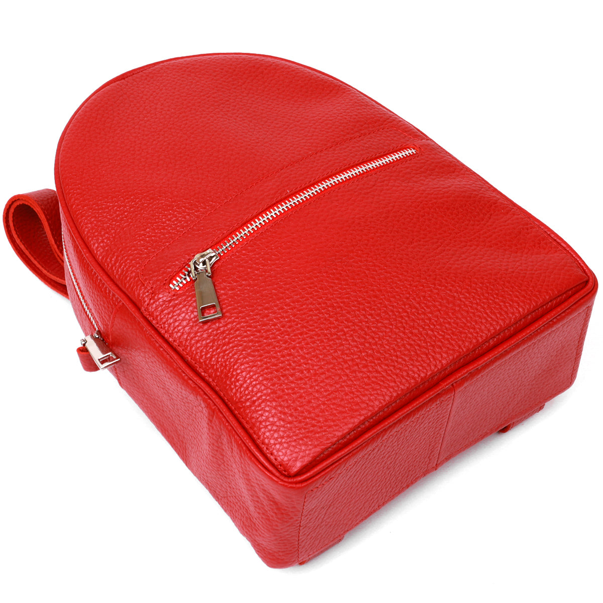City Women's Backpack SHVIGEL 16301 Red Genuine Leather Classic Design